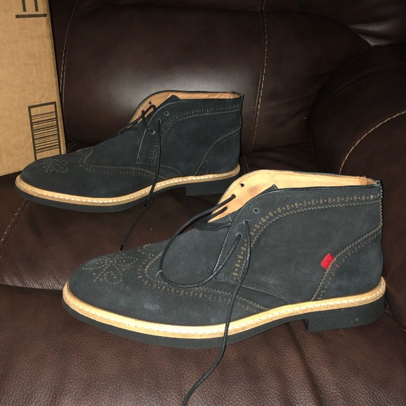 Marc Joseph New York Men’s Leather Luxury Ankle Boot With Wingtip Detail No Box